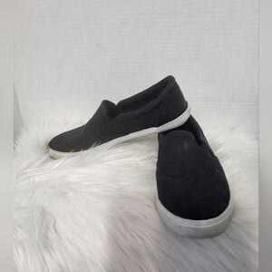 Coach Alegria Black Patterned Slip-On Shoes, Size 6
